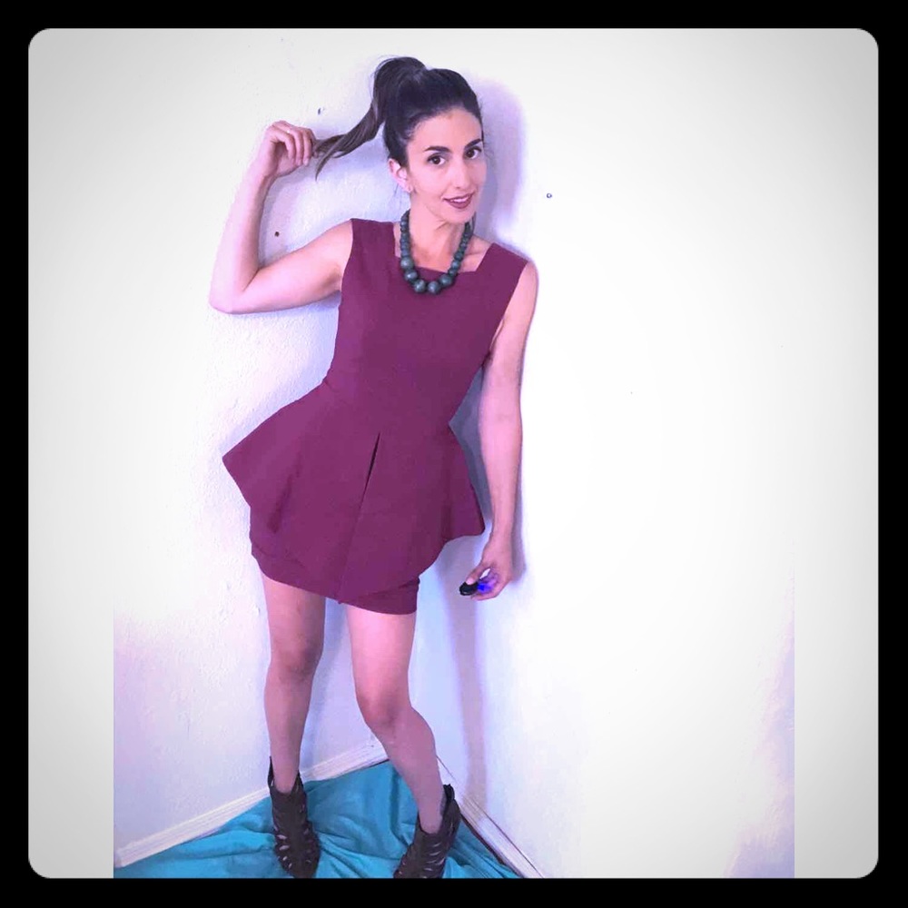 Akira Chicago Black Label Peplum Dress